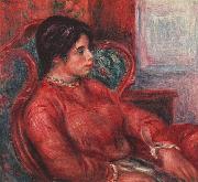 Pierre-Auguste Renoir Frau im Armsessel painting
